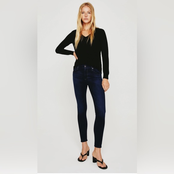 AG Farrah Ankle Seamless high rise skinny Jeans - Picture 3 of 9